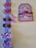 11 PCS Purple III Baby Girls Cute Hair Clips For Girls